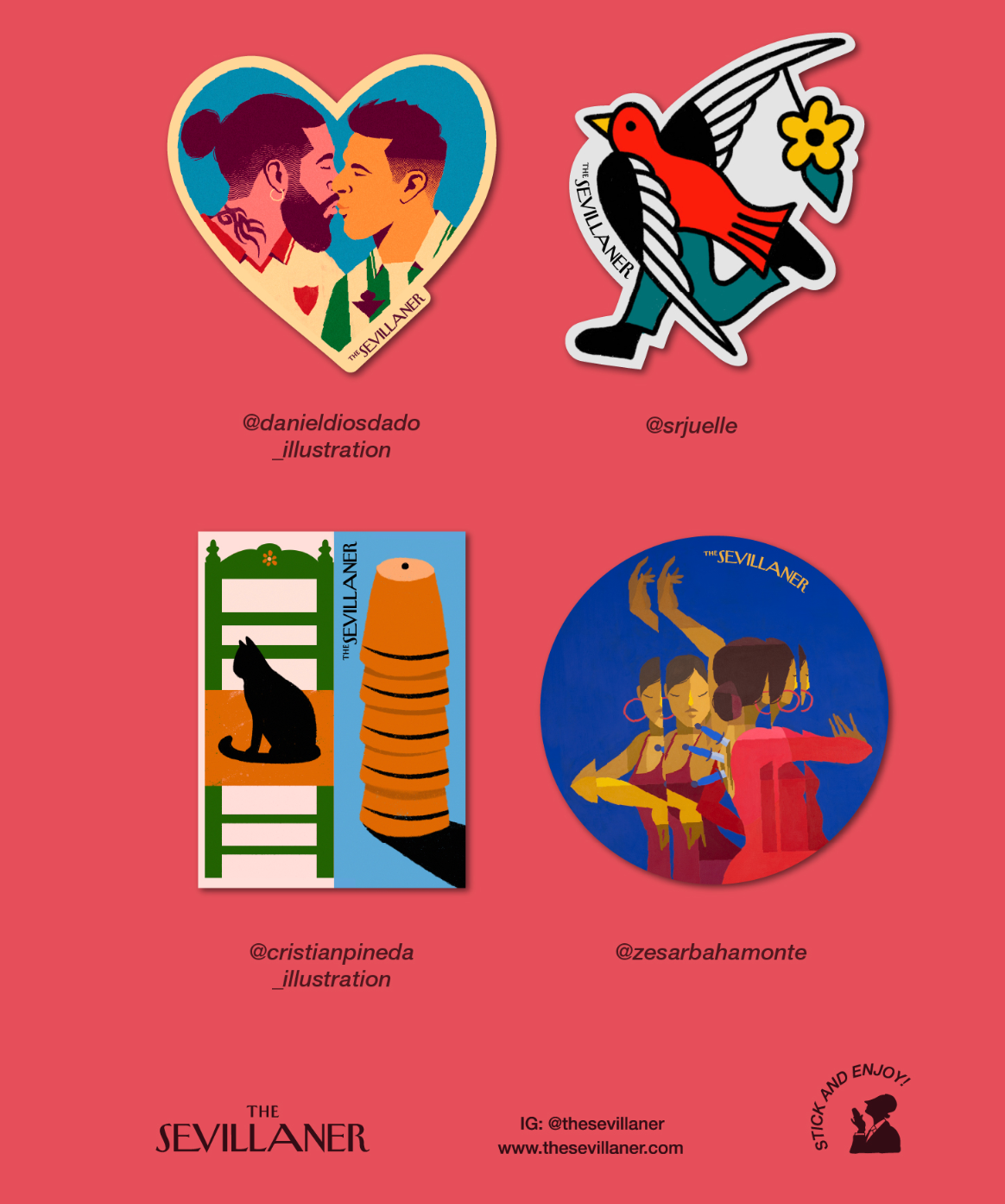 Pack Stickers The Sevillaner