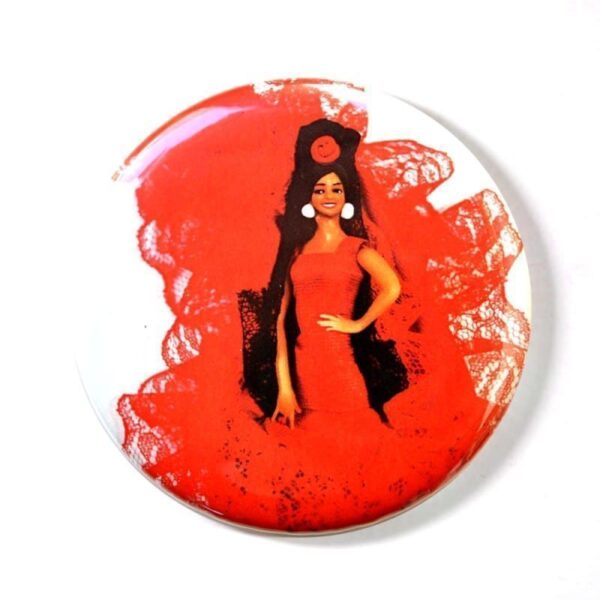 Chapa Flamenca roja