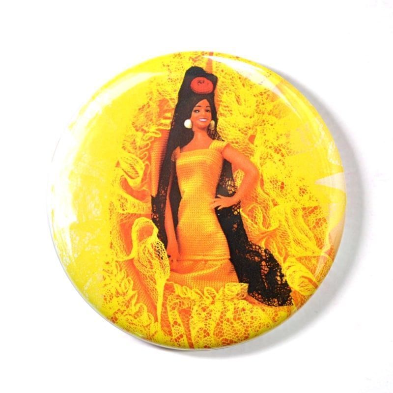 Chapa Flamenca amarilla