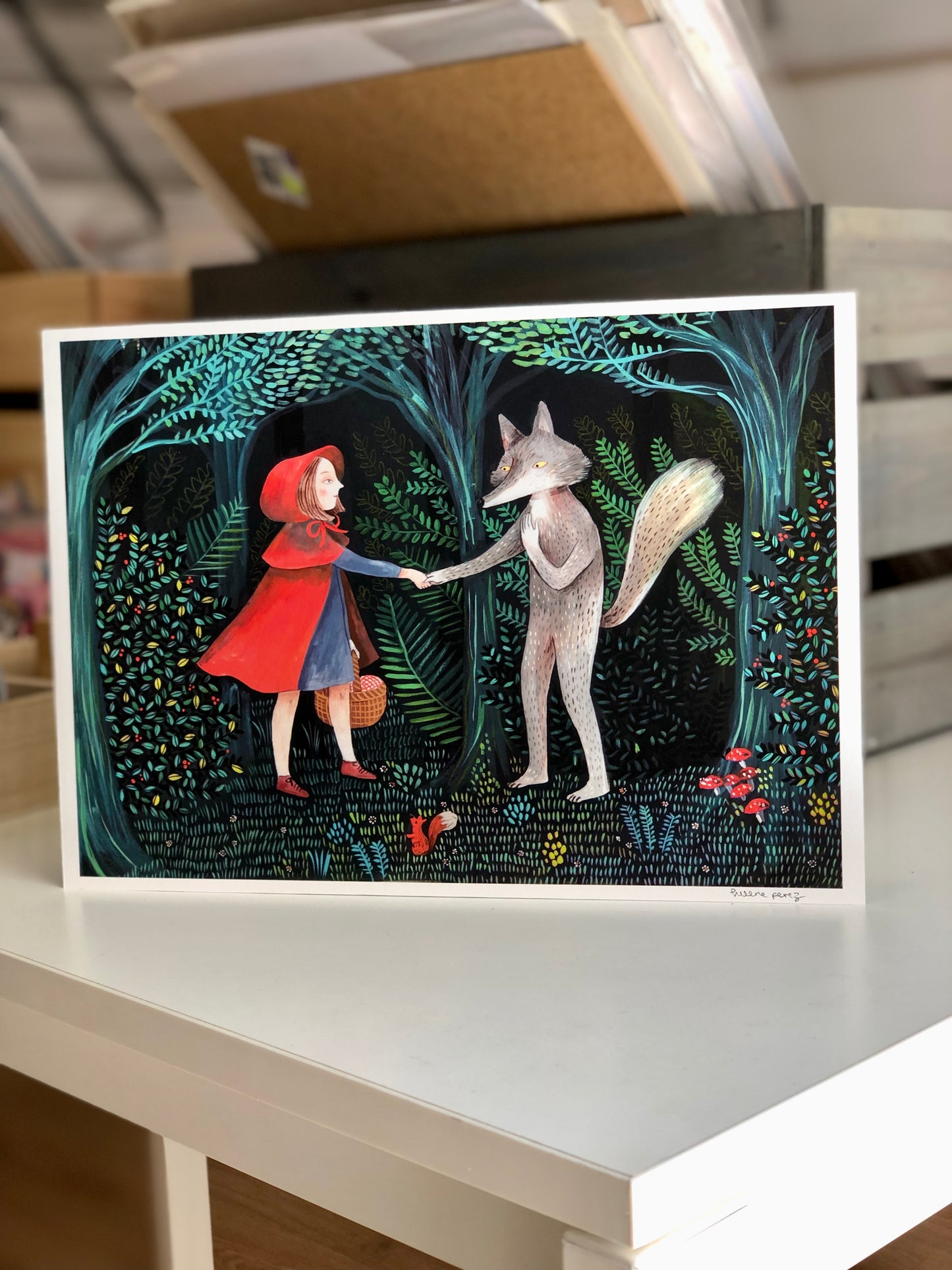 Caperucita y el lobo