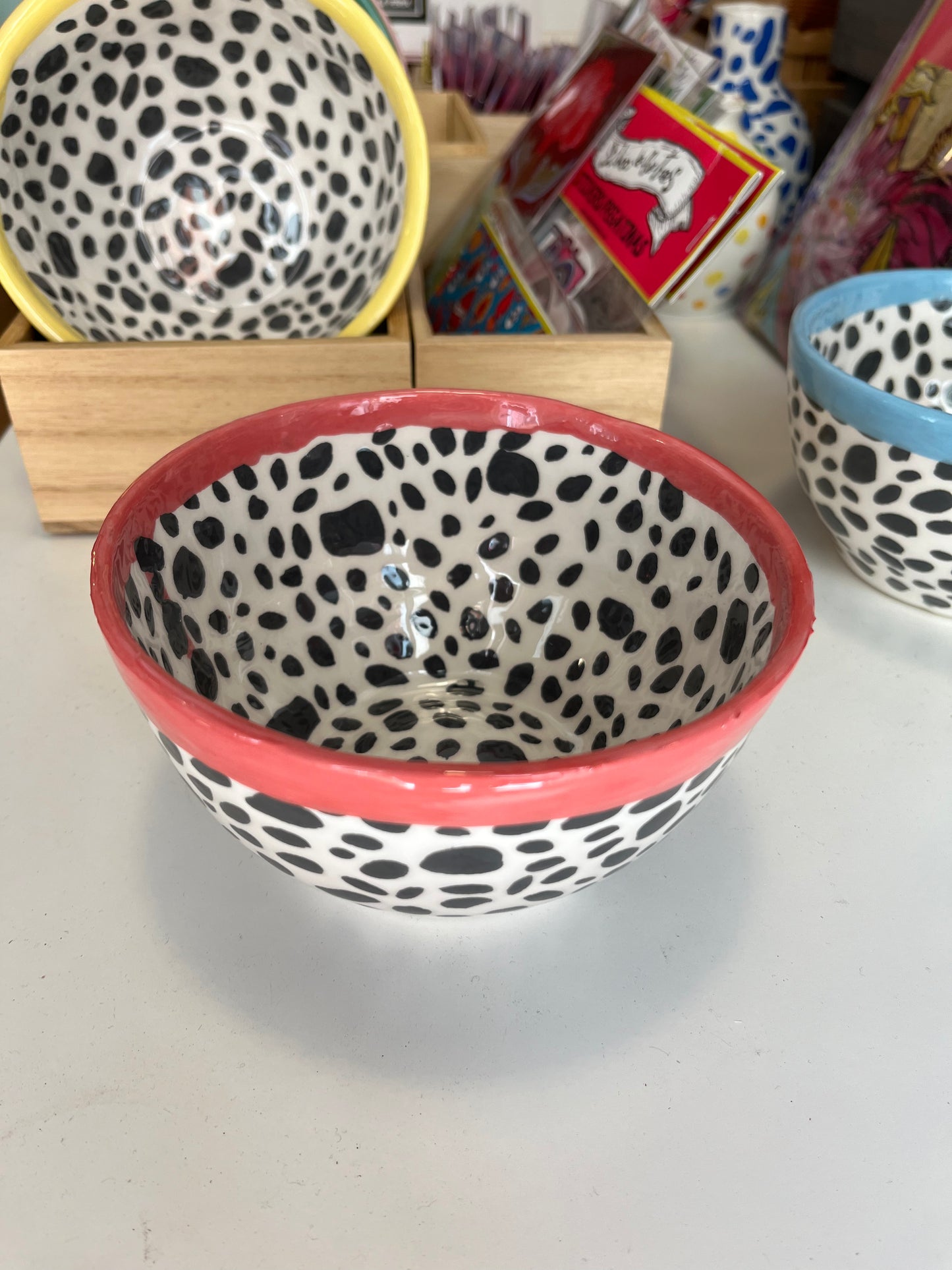 Cuencos print/borde color