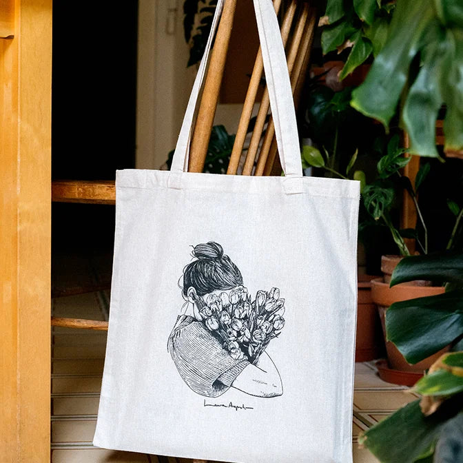 Tote Full of Tulips