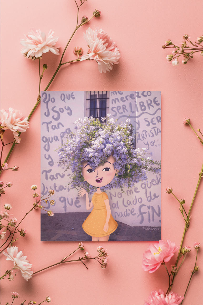 Guapa y artista