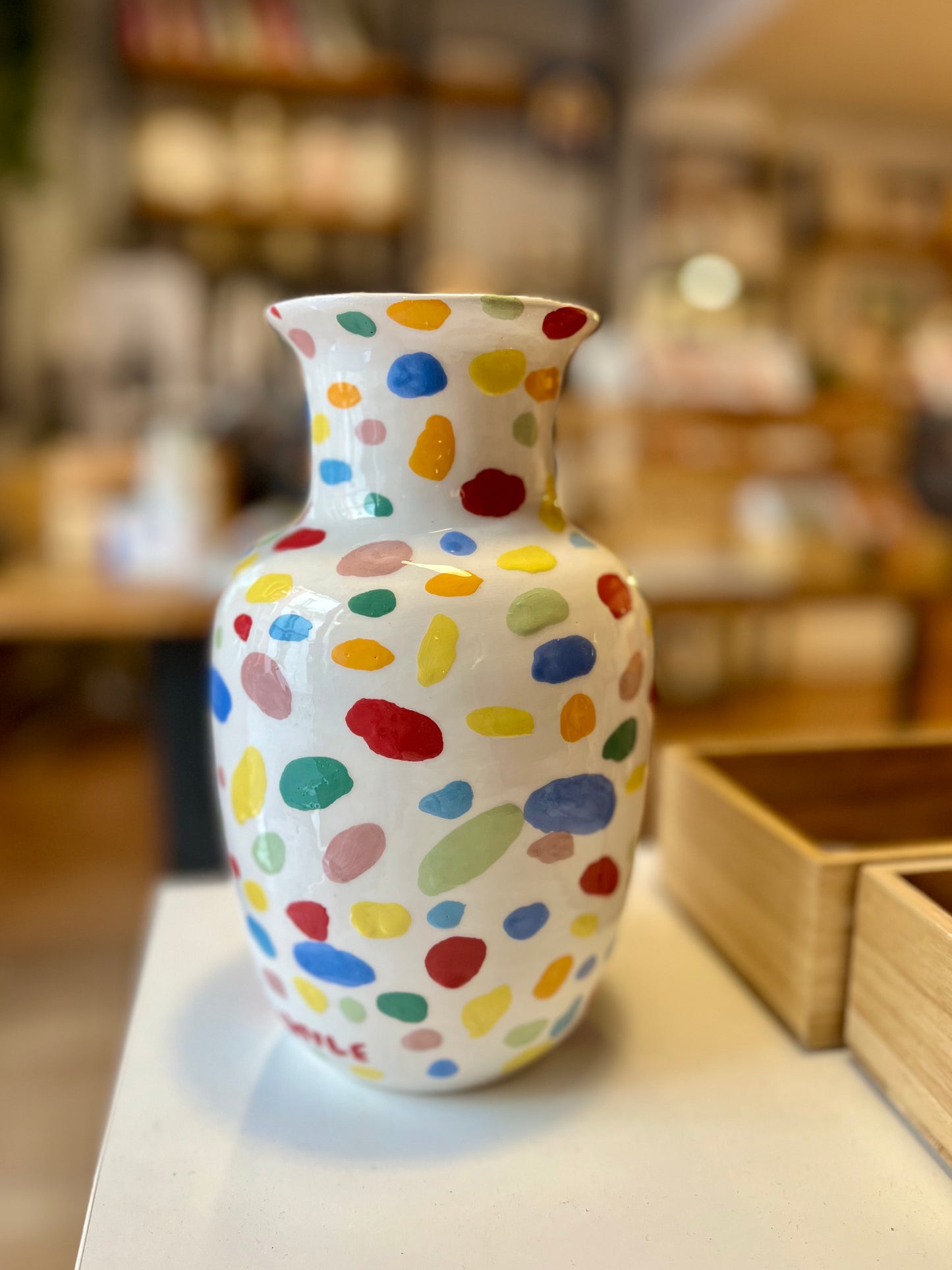 Jarrón chino confetti