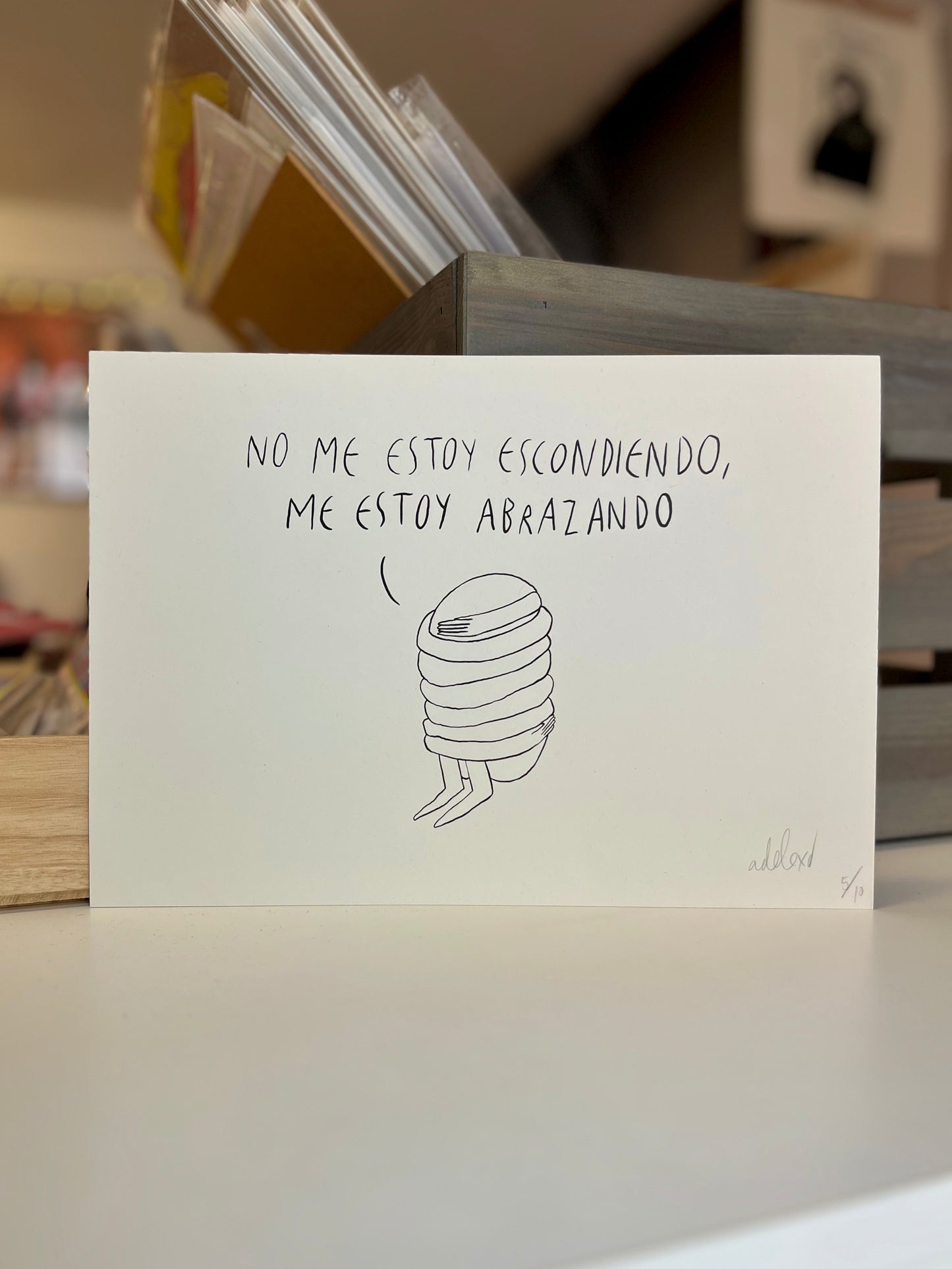 Me estoy abrazando