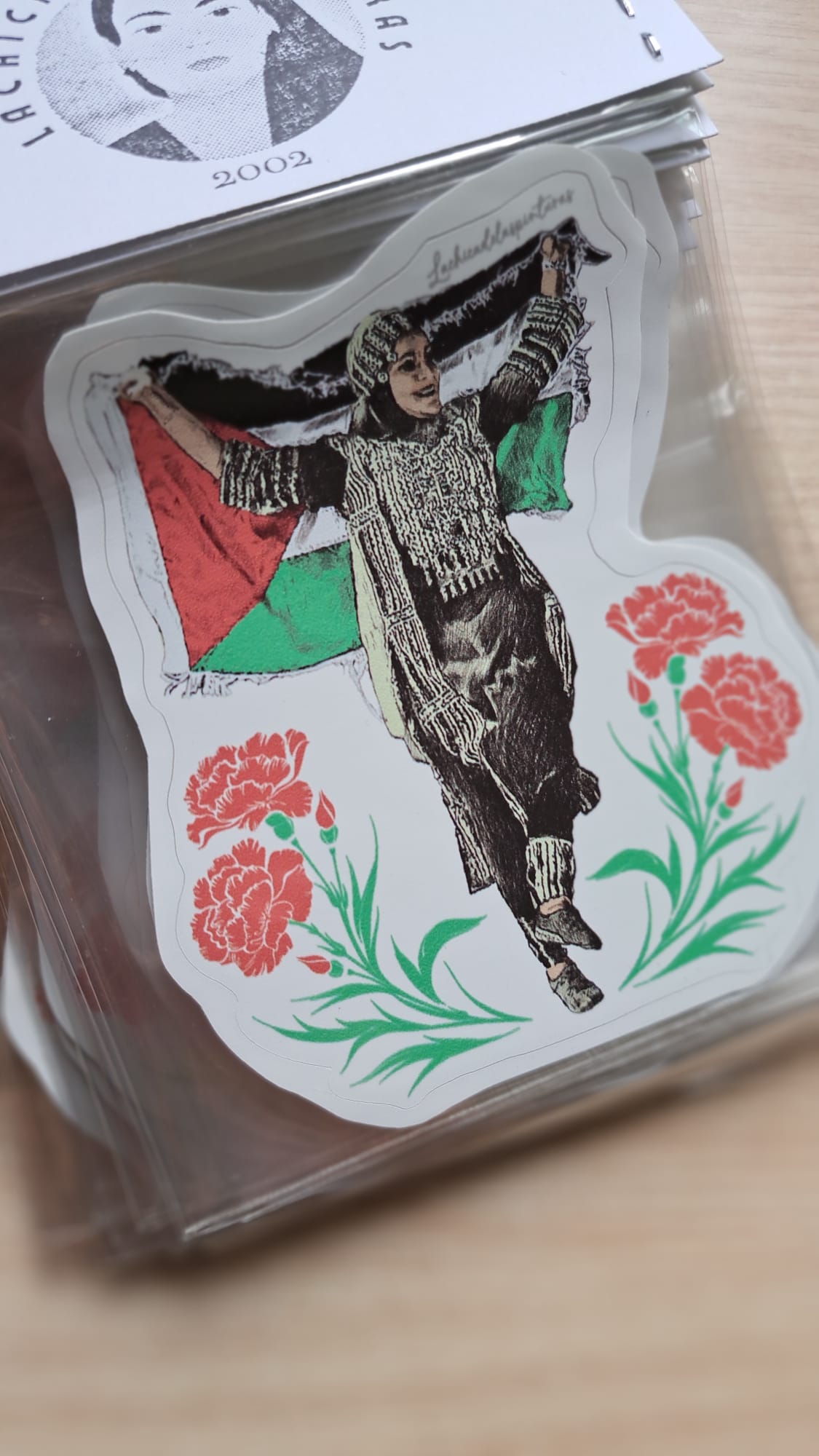 Sticker Que grite la flor