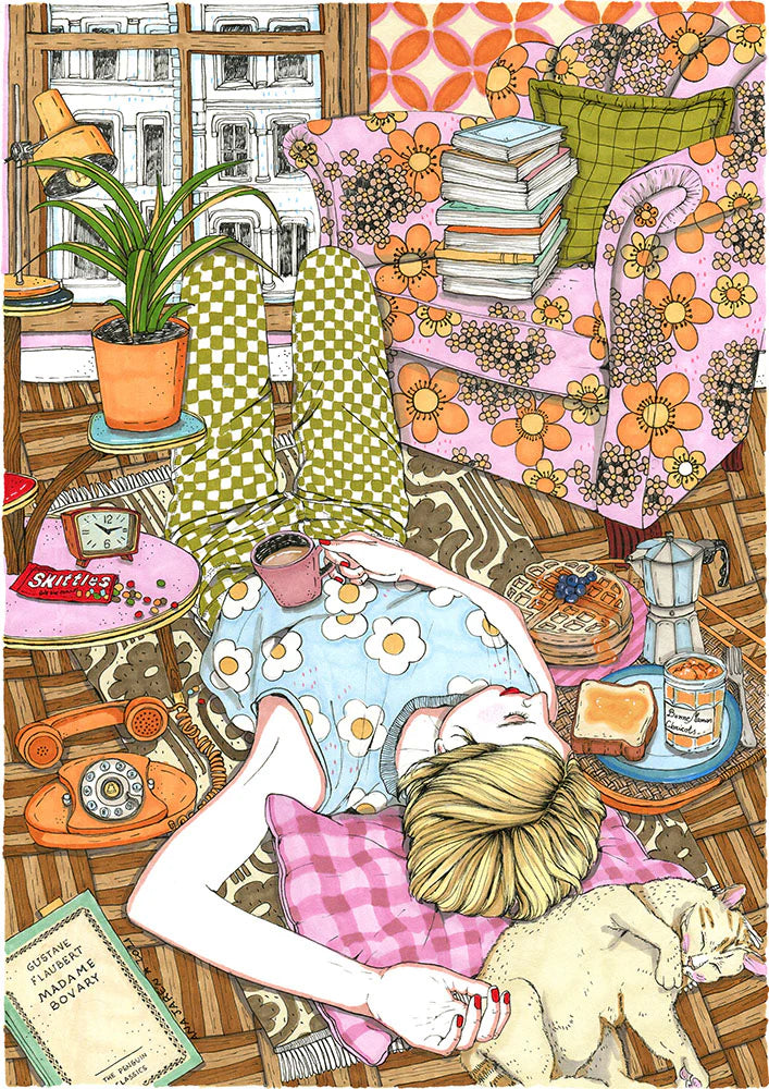 Siesta y gato