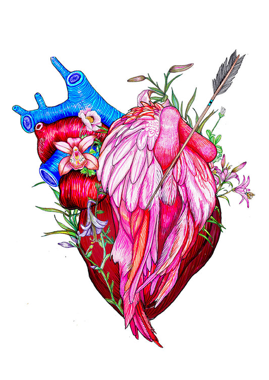Corazón flamenco
