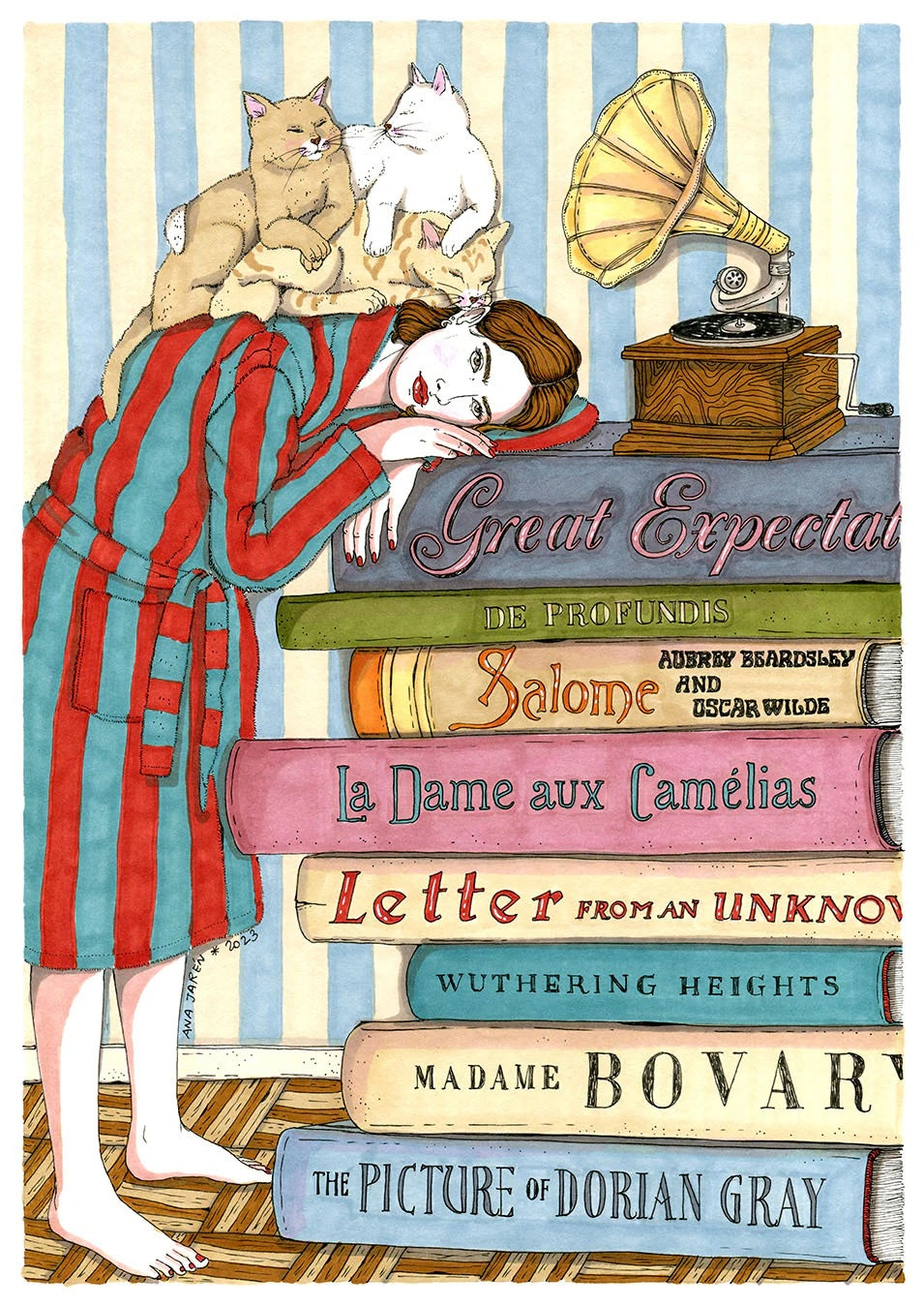 Libros y gatos