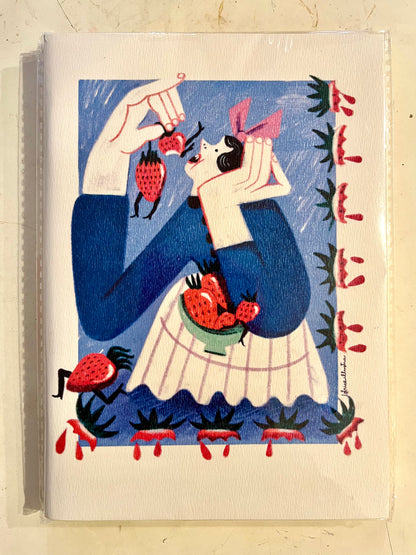 Cuaderno Fresas