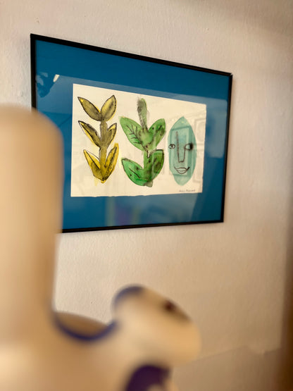 Plantas y carita