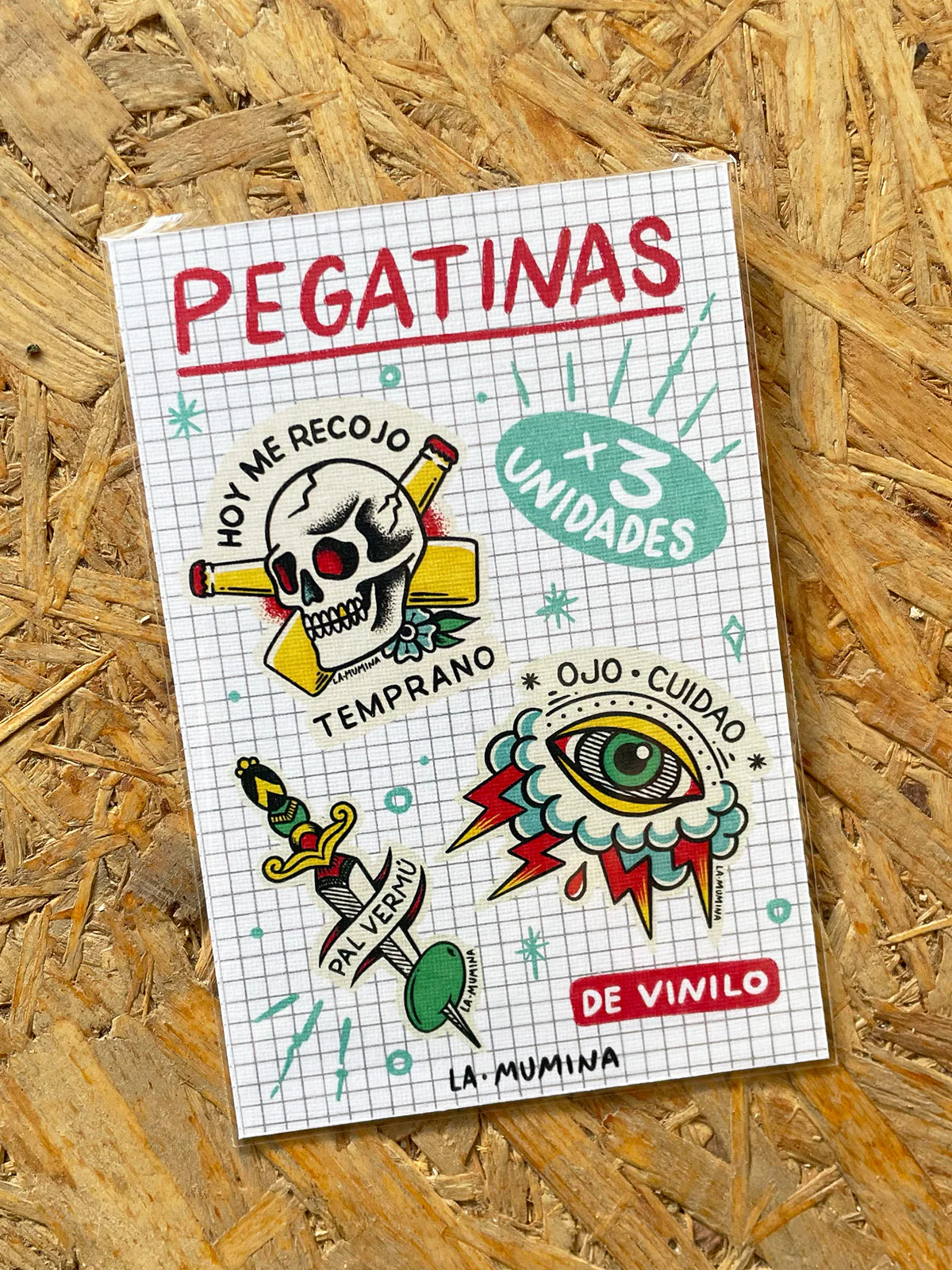 PACK STICKERS (calavera)