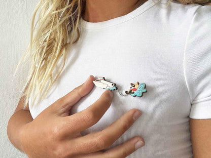 BROCHE DOBLE/ESPECIAL