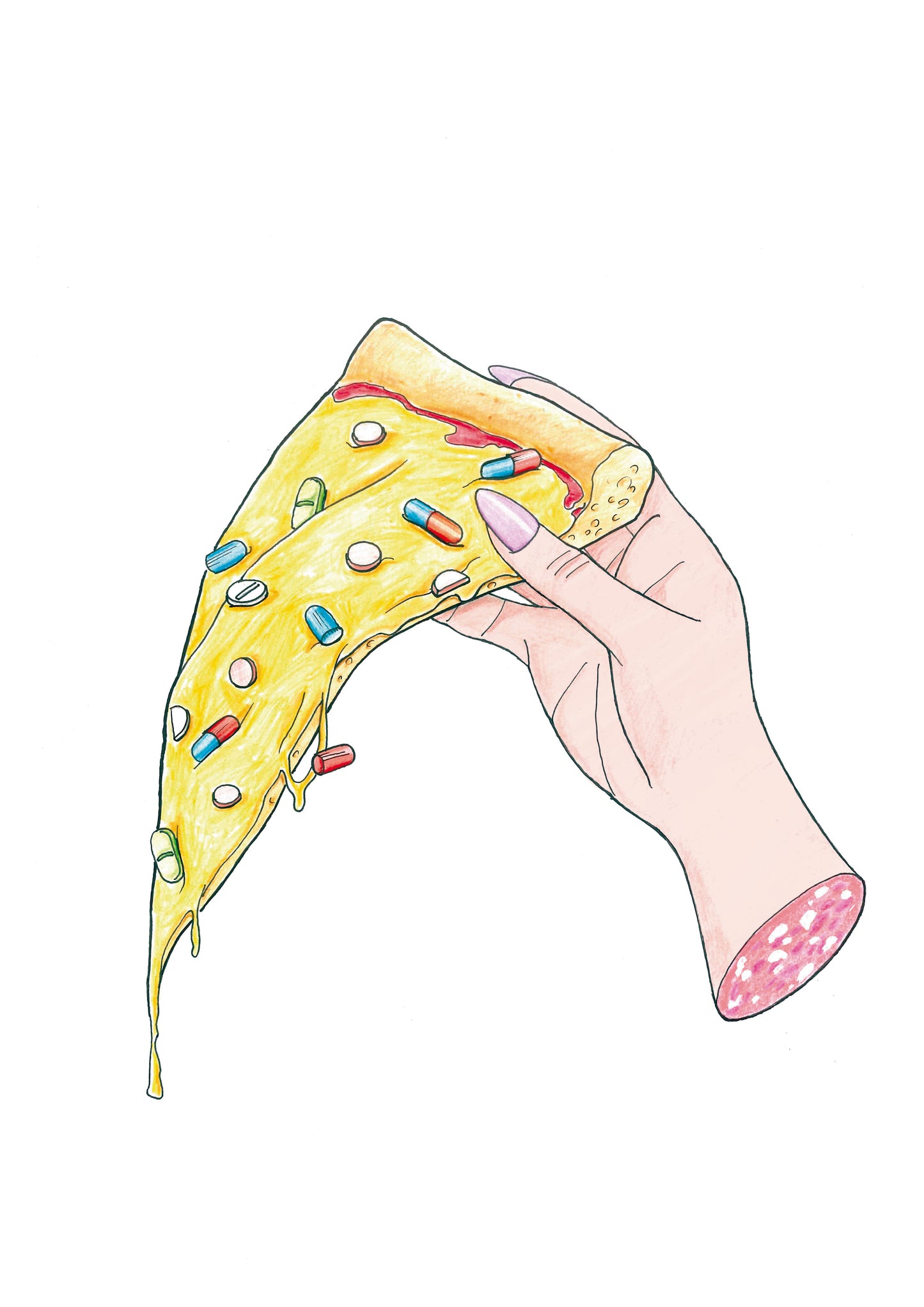 Painkiller pizza