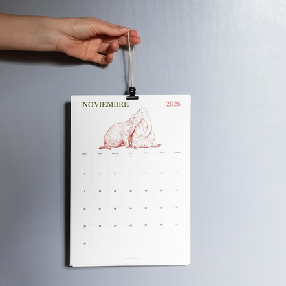 Calendario notas 2026
