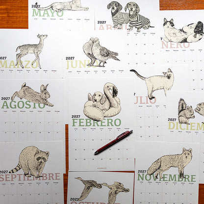 Calendario de notas 2027