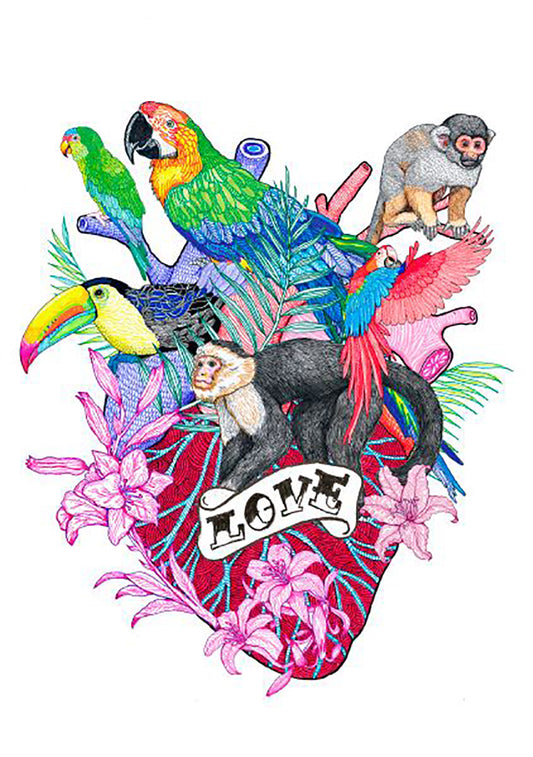 Corazón tropical