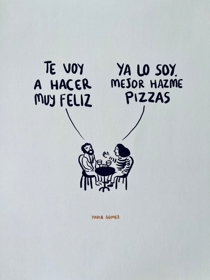 Hazme pizzas