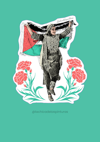 Sticker Que grite la flor
