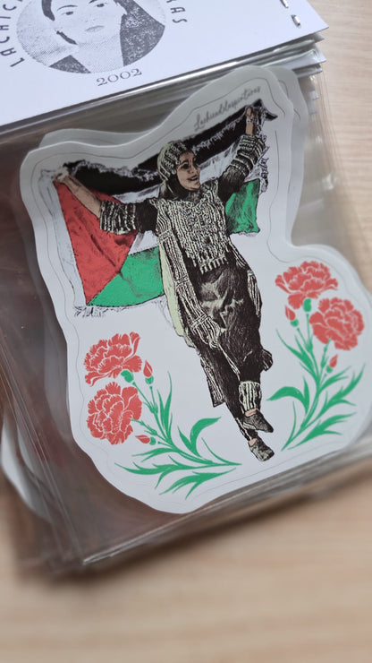 Sticker Que grite la flor