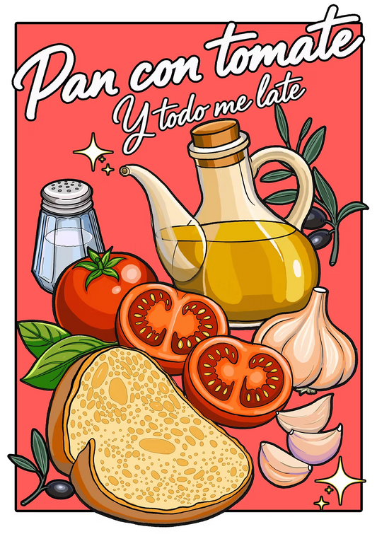 Pan con tomate