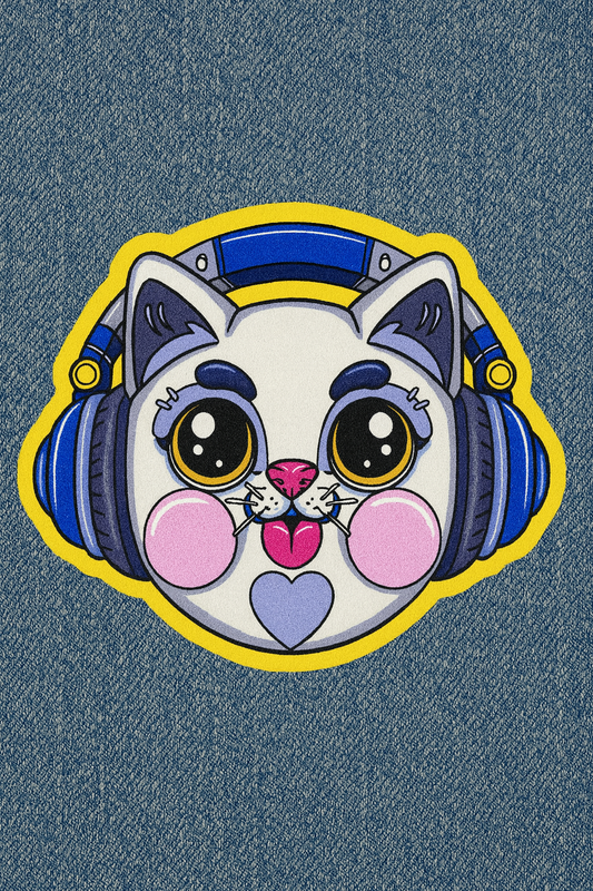 Parche Gato cascos