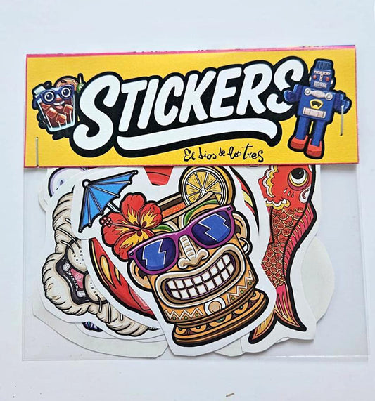 Pack New Stickers El Dios de los Tres