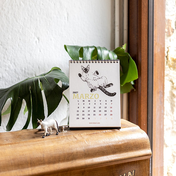 Calendario de mesa 2027