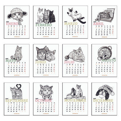 Calendario de mesa 2027