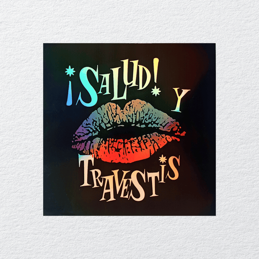 Sticker Salud y travestis