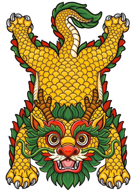 Tapiz forma Dragón