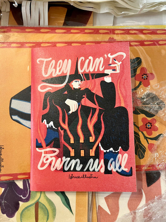 Cuaderno They can´t burn us all