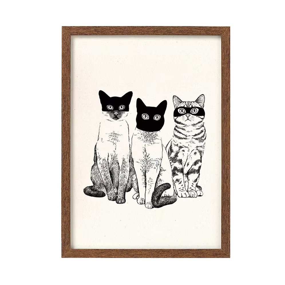 Three cats