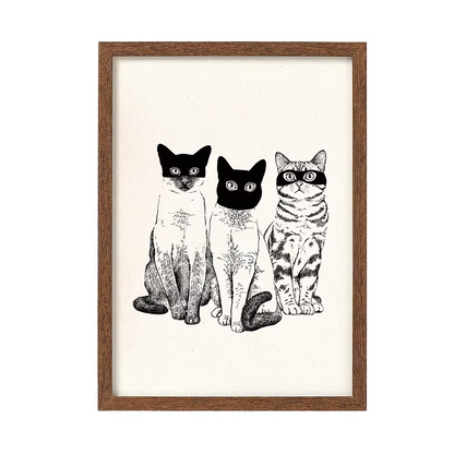 Three cats